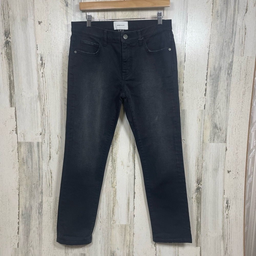 CURRENT/ELLIOTT Jeans Womens 27‎ Faded Black Distressed Denim Casual Worn In